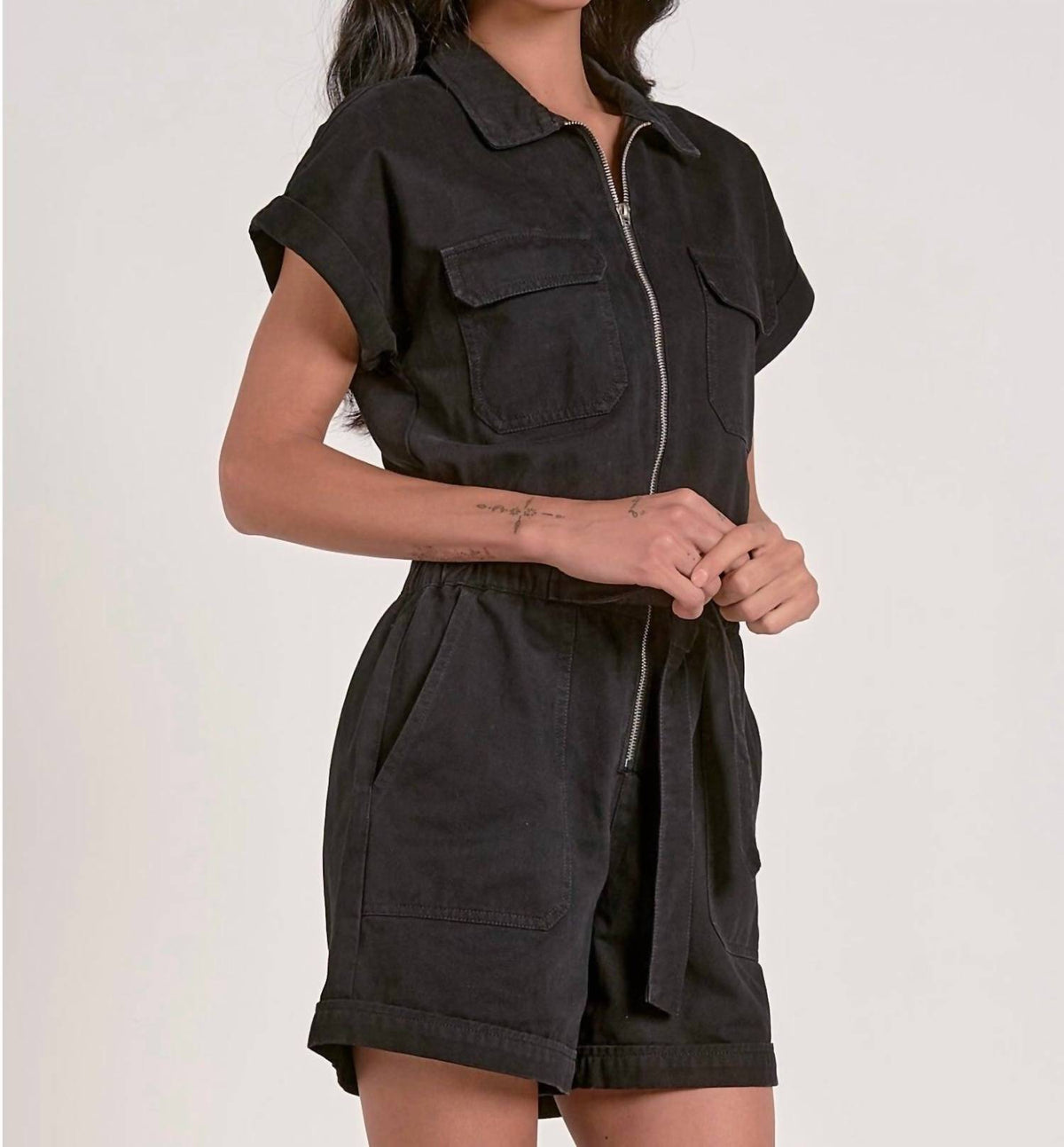 Elan - Perry Zip-up Romper
