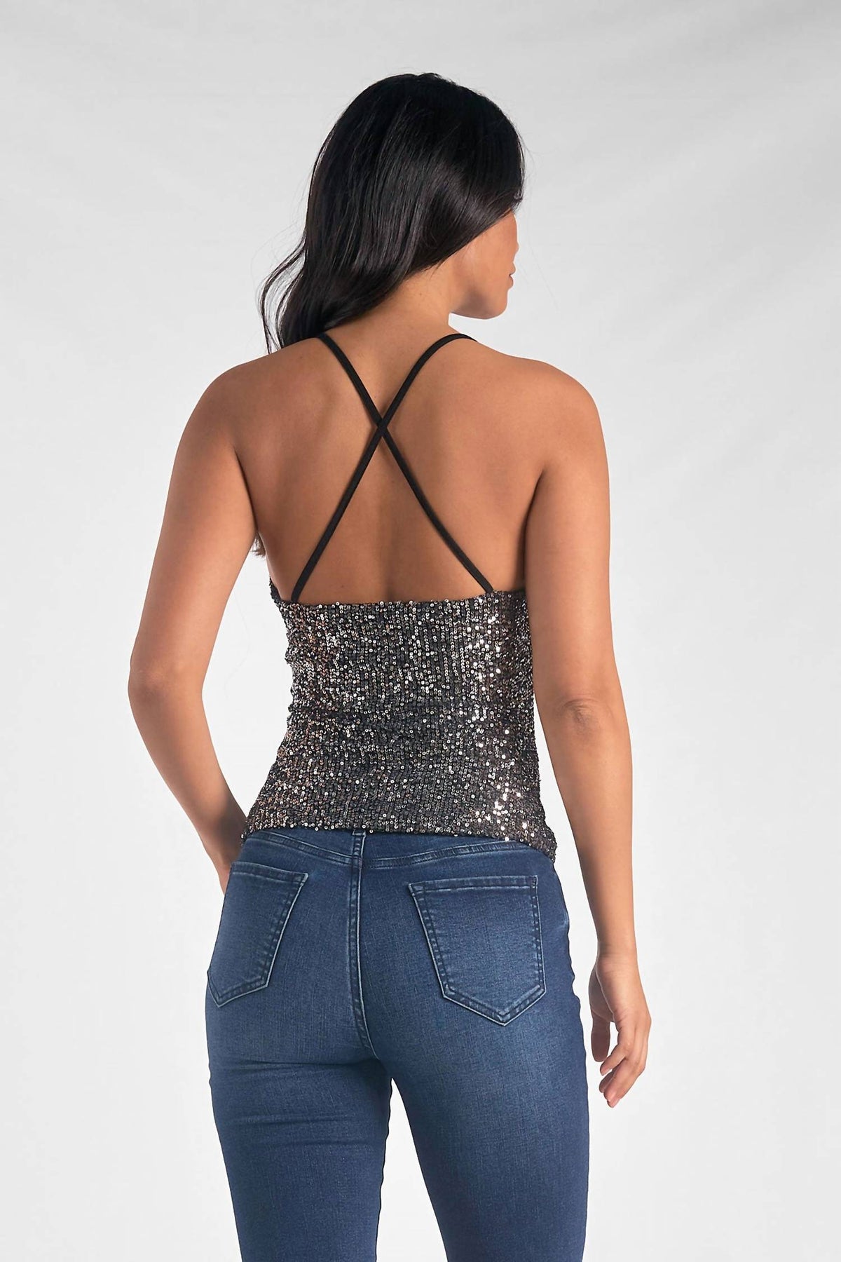 Sequin Tank Top