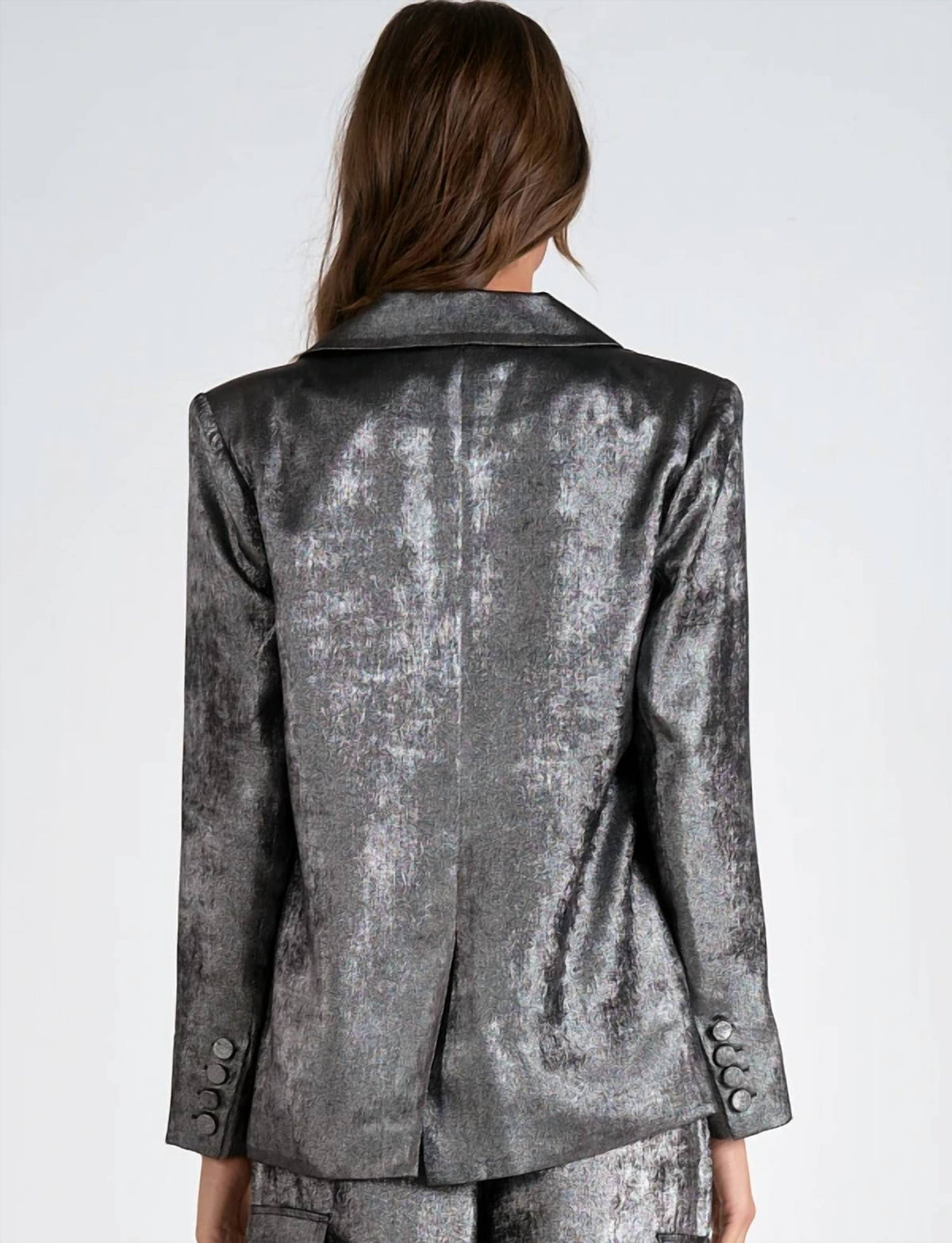 Elan - Shimmer Boyfriend Blazer