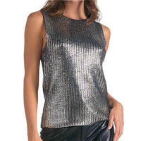 Elan - Shine On Sleeveless Sweater