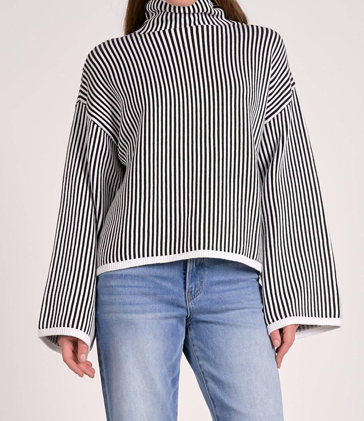 Elan - Striped Long Sleeve Sweater
