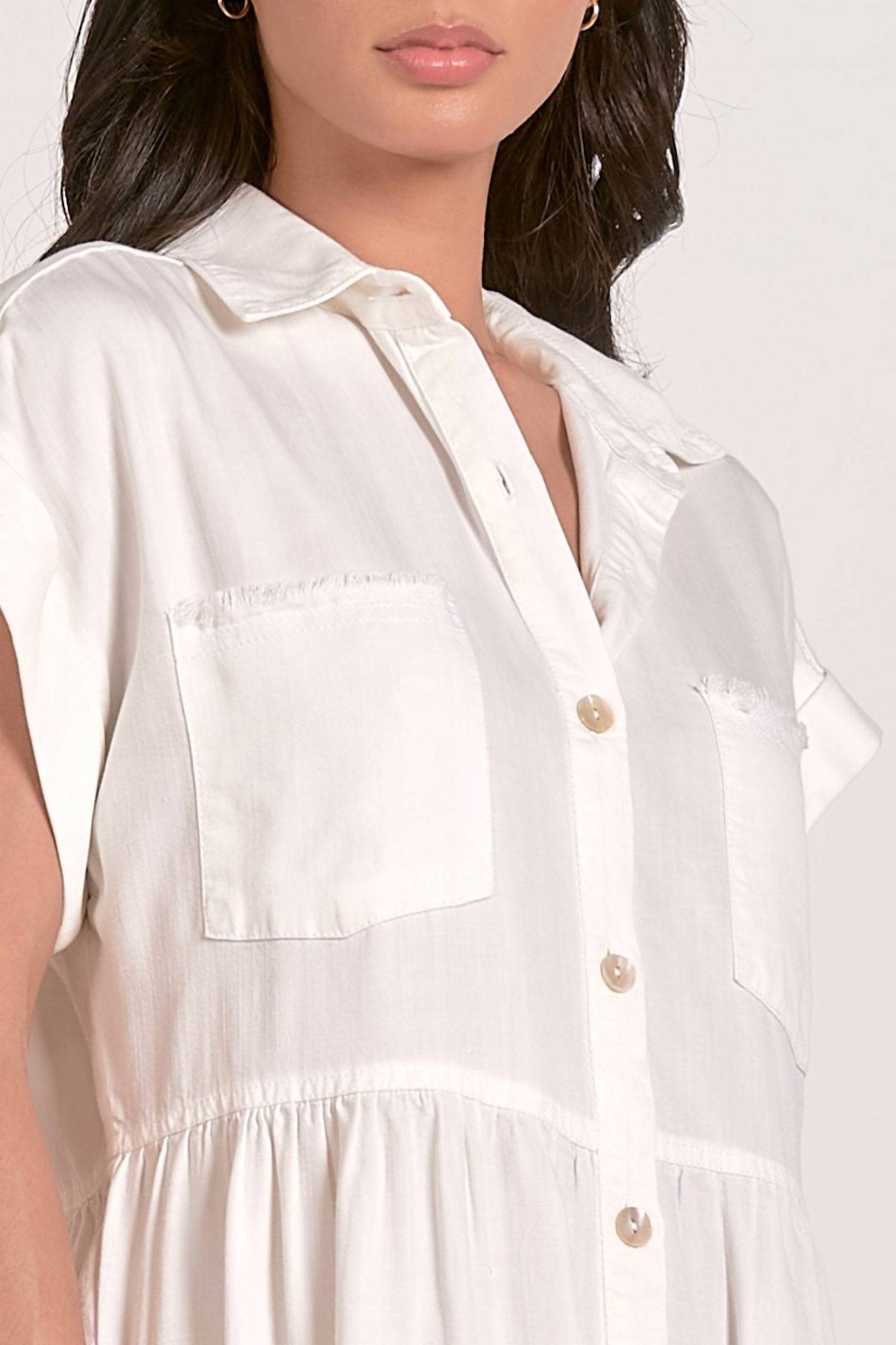 Elan - Tiered Mini Dress - clothing - collection:Graddresses(Auto) - dresses