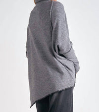 Elan - Vanilla Turtleneck Sweater - acrylic - clothing - cowl