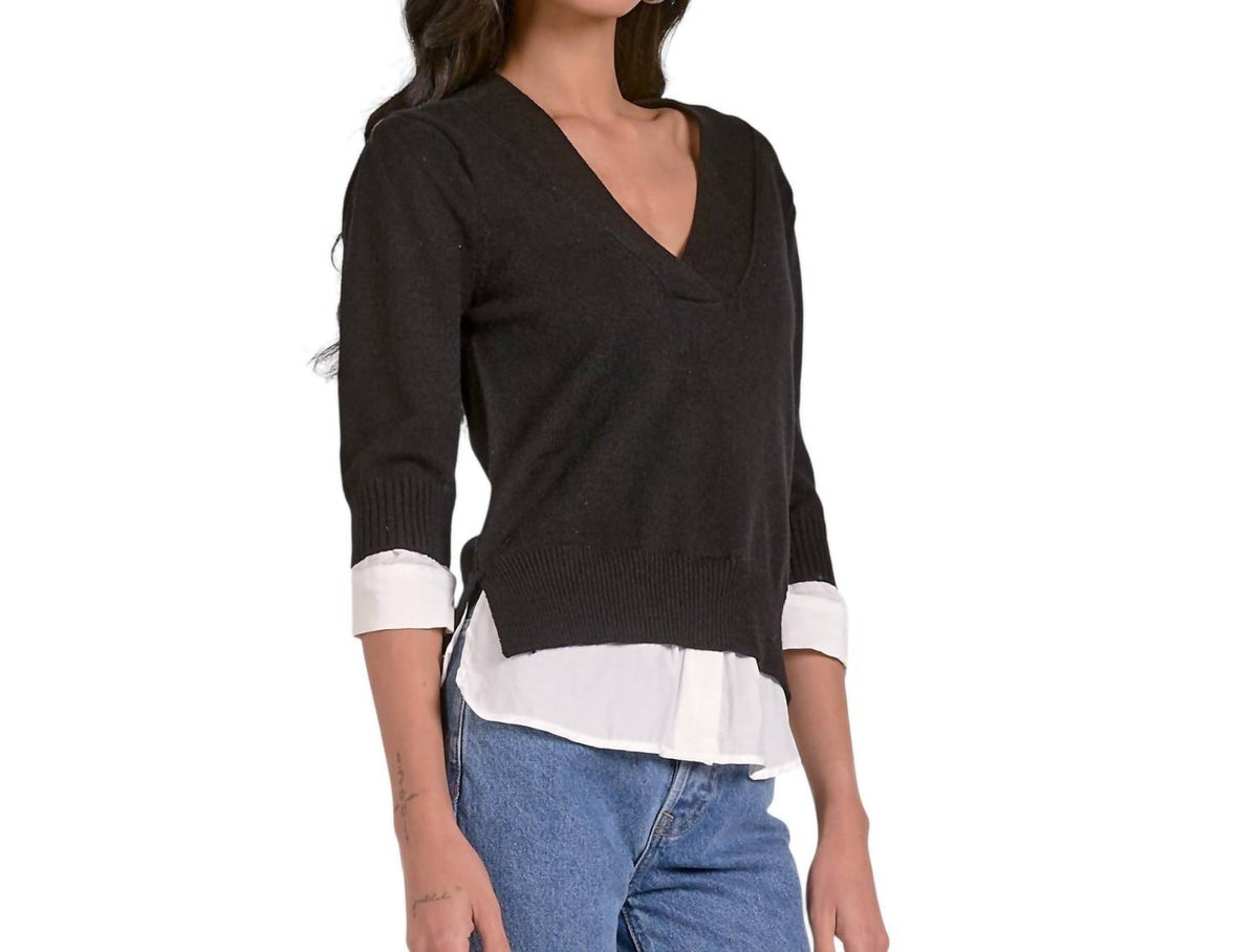 Elan - Winnie 2 In 1 Sweater Top