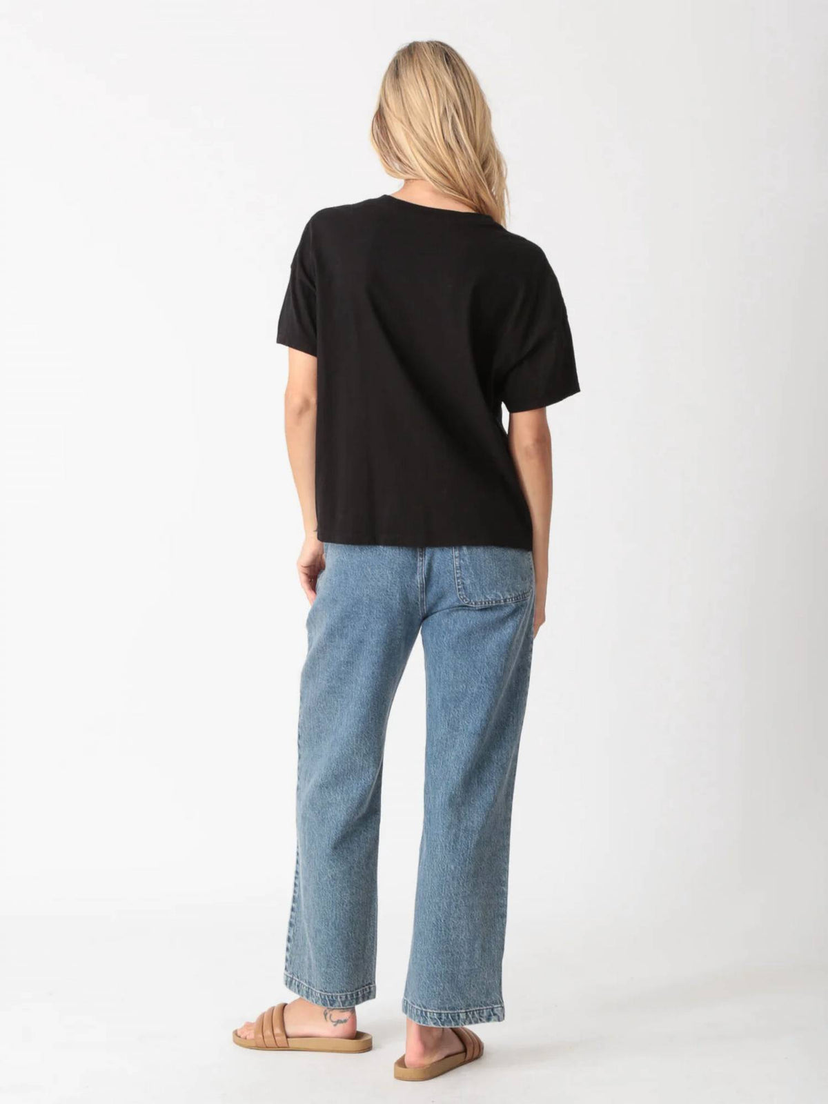 Electric & Rose - Chase Brushed Slub V Top