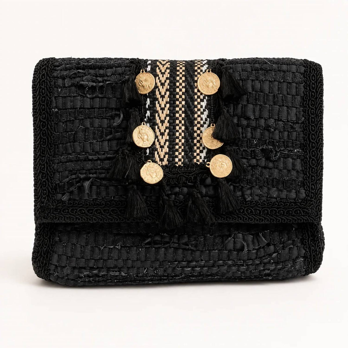 Elektra'S Workshop - Small Flap Woven Leather Handbag
