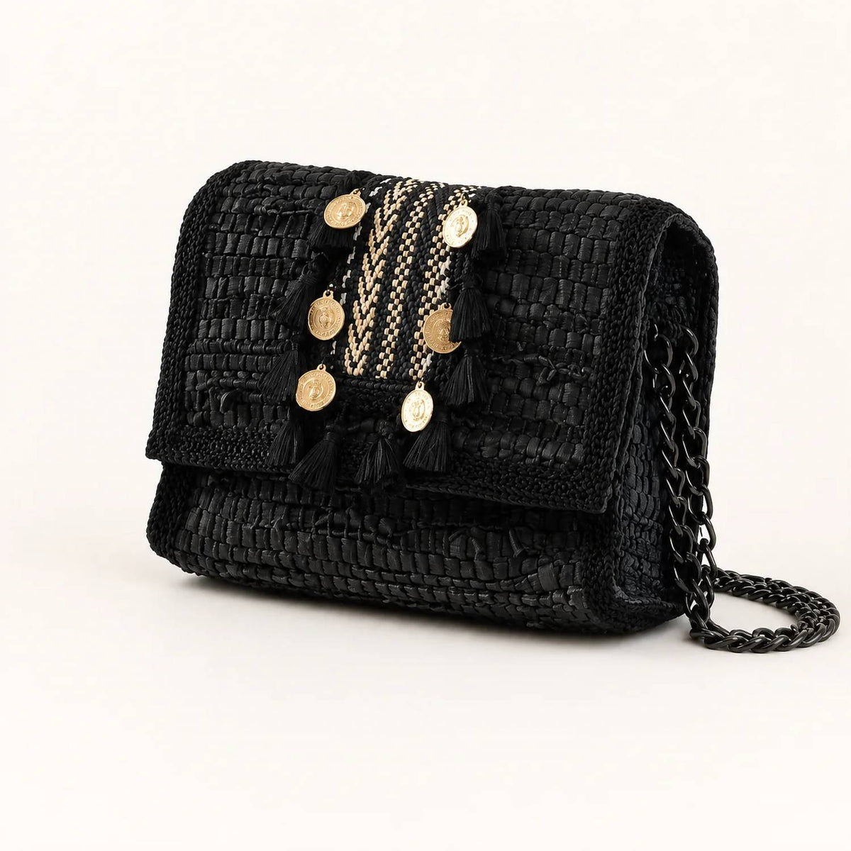 Elektra'S Workshop - Small Flap Woven Leather Handbag