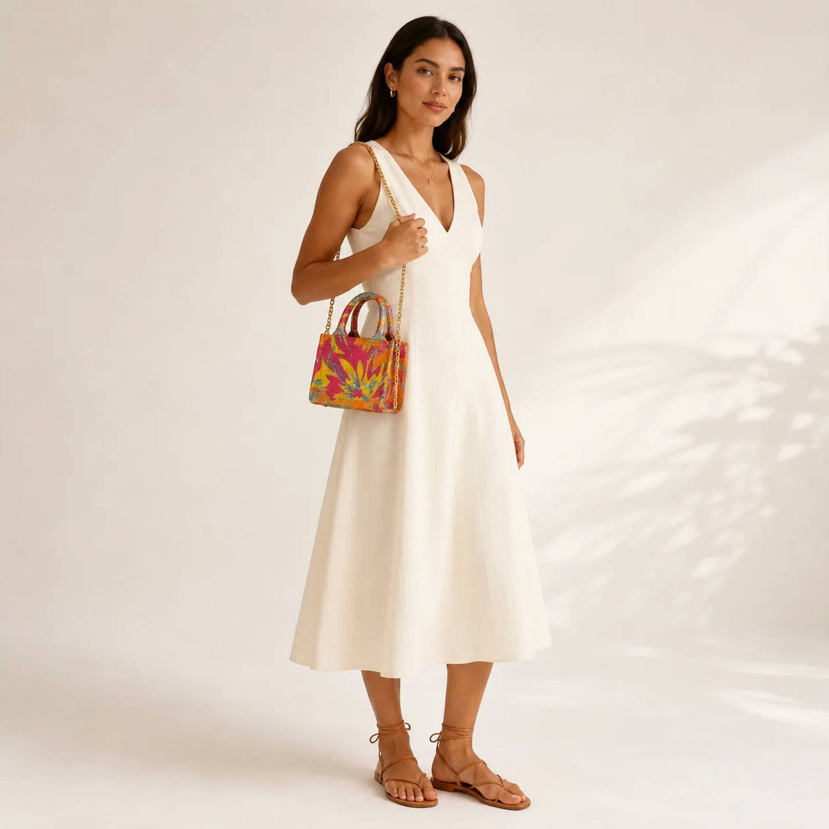 Elektra'S Workshop - Tropical Bloom Mini Tote Bag