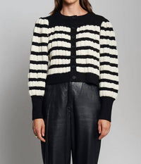 Eleven Six - Anna Stripe Cardigan
