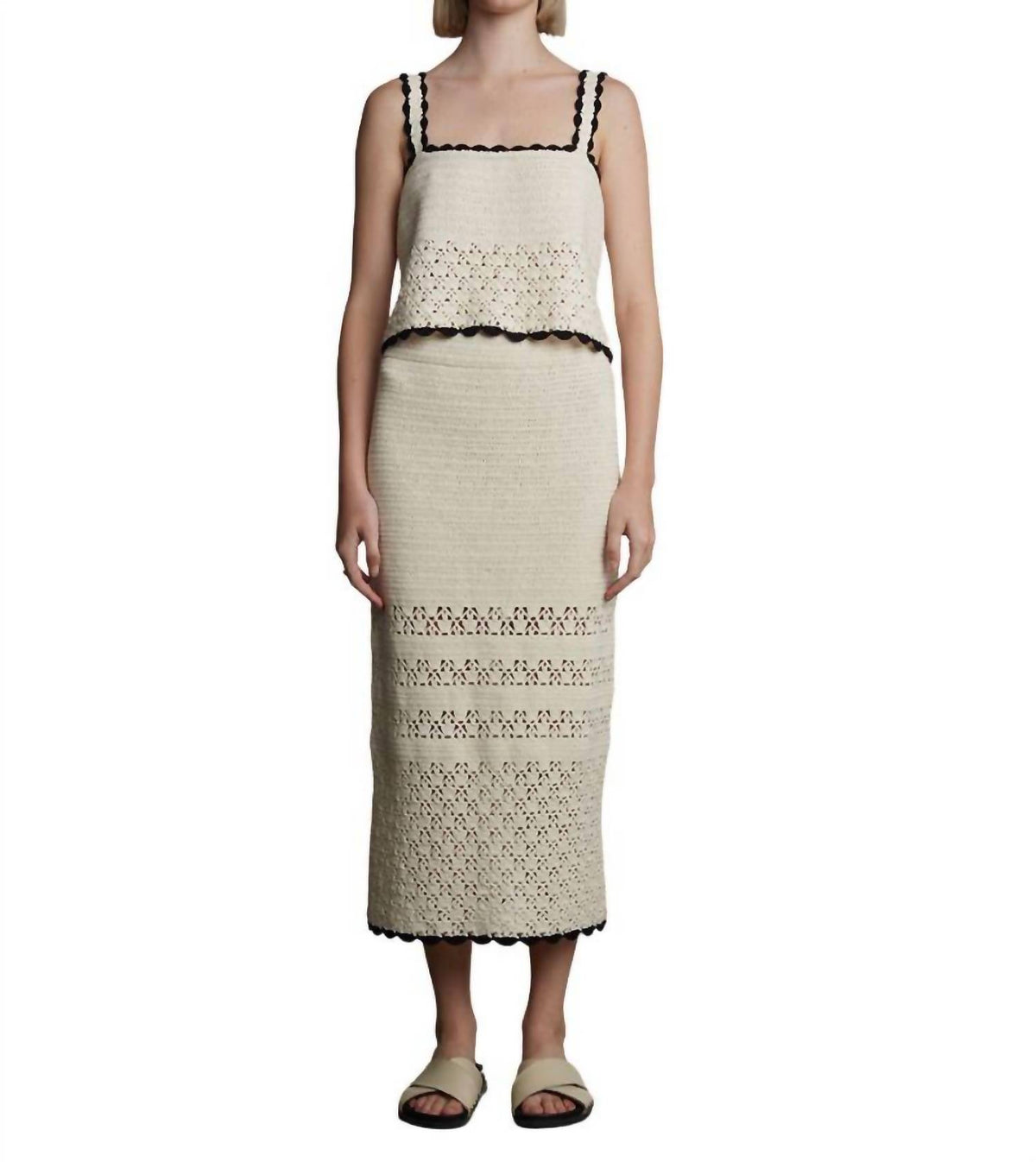 Eleven Six - Caria Crochet Top
