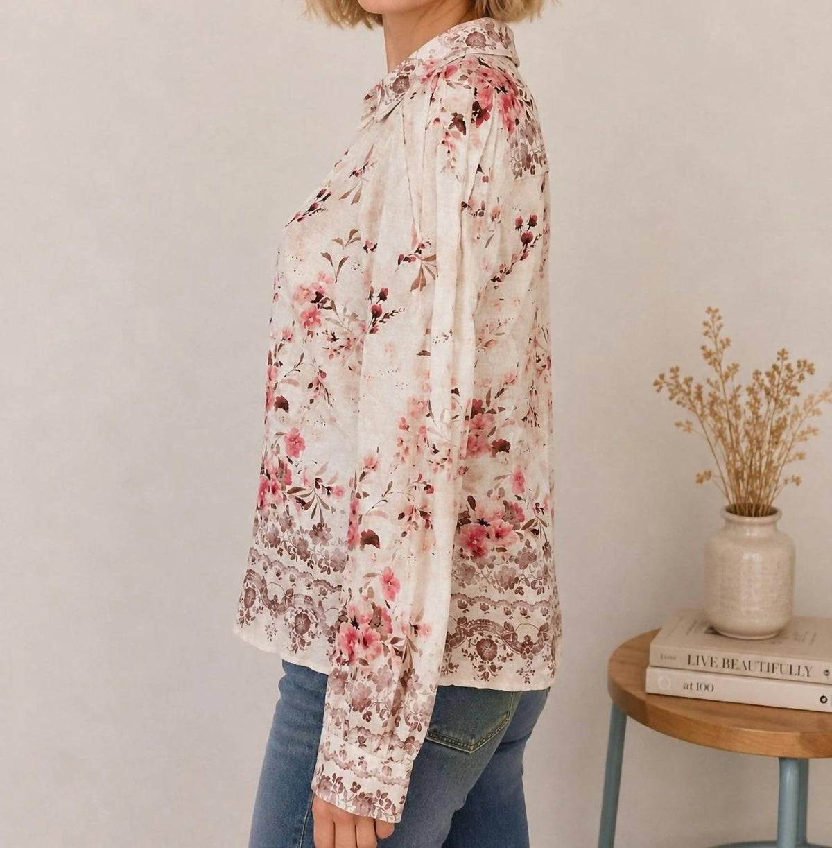 Elie Tahari - Floral Blouse