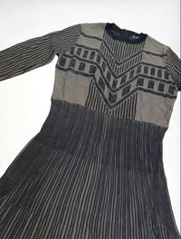 Elio - Textured Knit Midi Dress