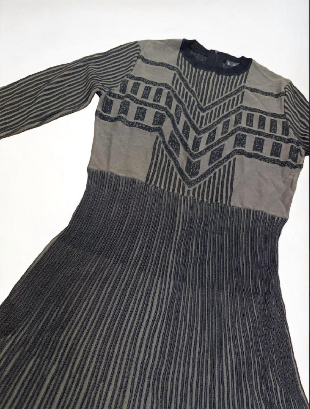 Elio - Textured Knit Midi Dress