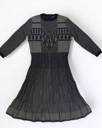 Elio - Textured Knit Midi Dress