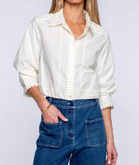 Elizabeth James The Label - Carter Button Down Top