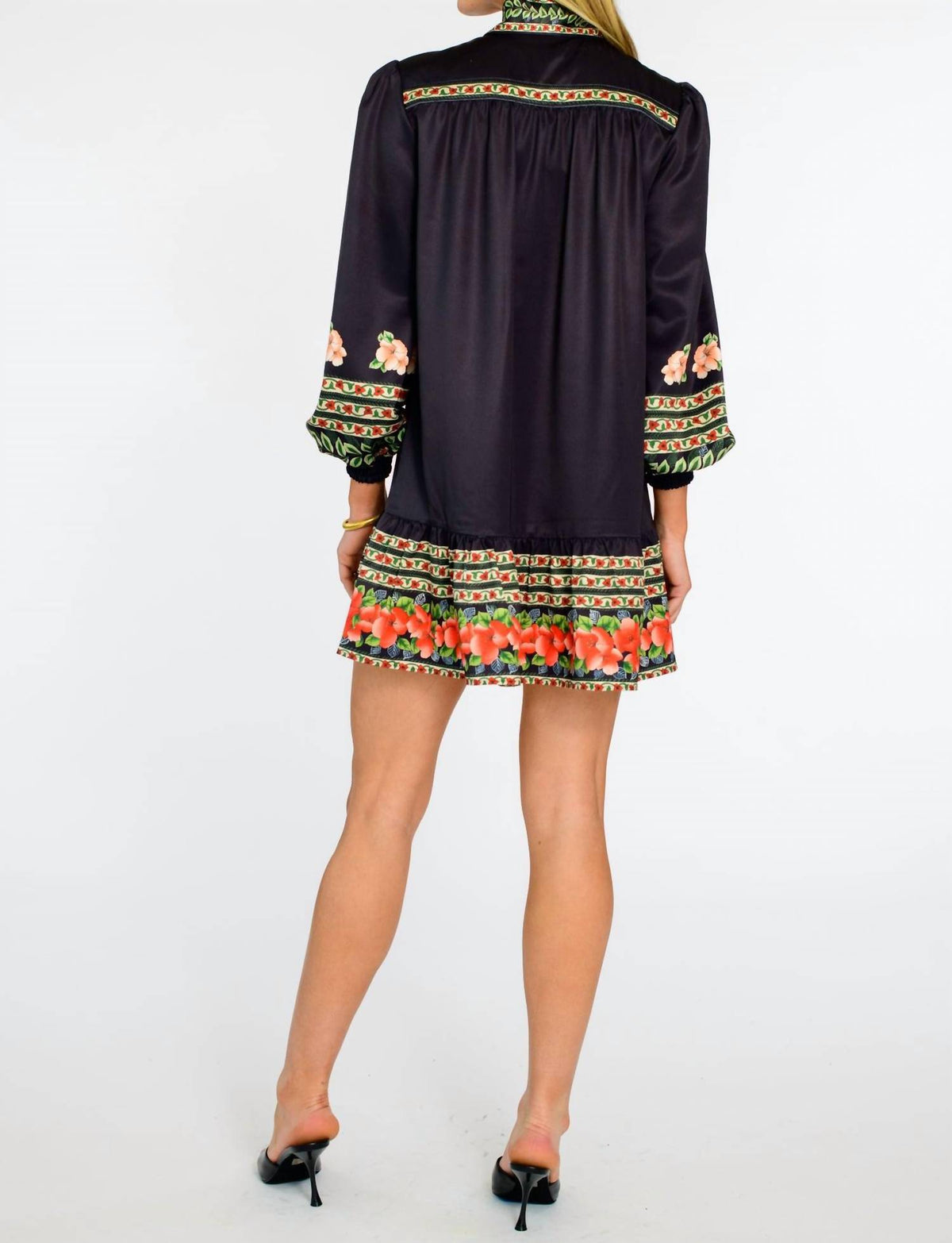 Elizabeth James The Label - Garland Stripe Britt Bow Top