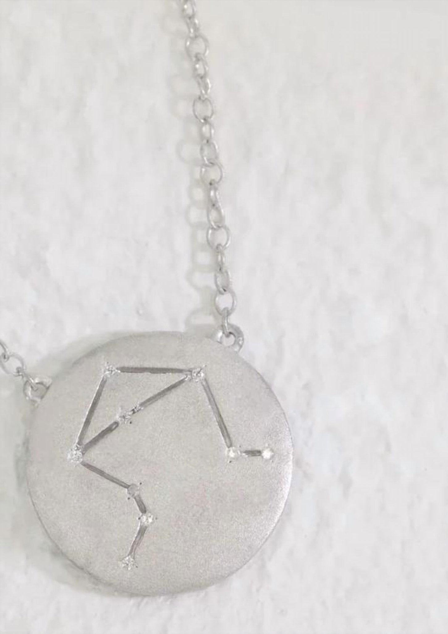 Ella Stein - Women's Libra Zodiac Necklace - jewelry - necklaces - silver