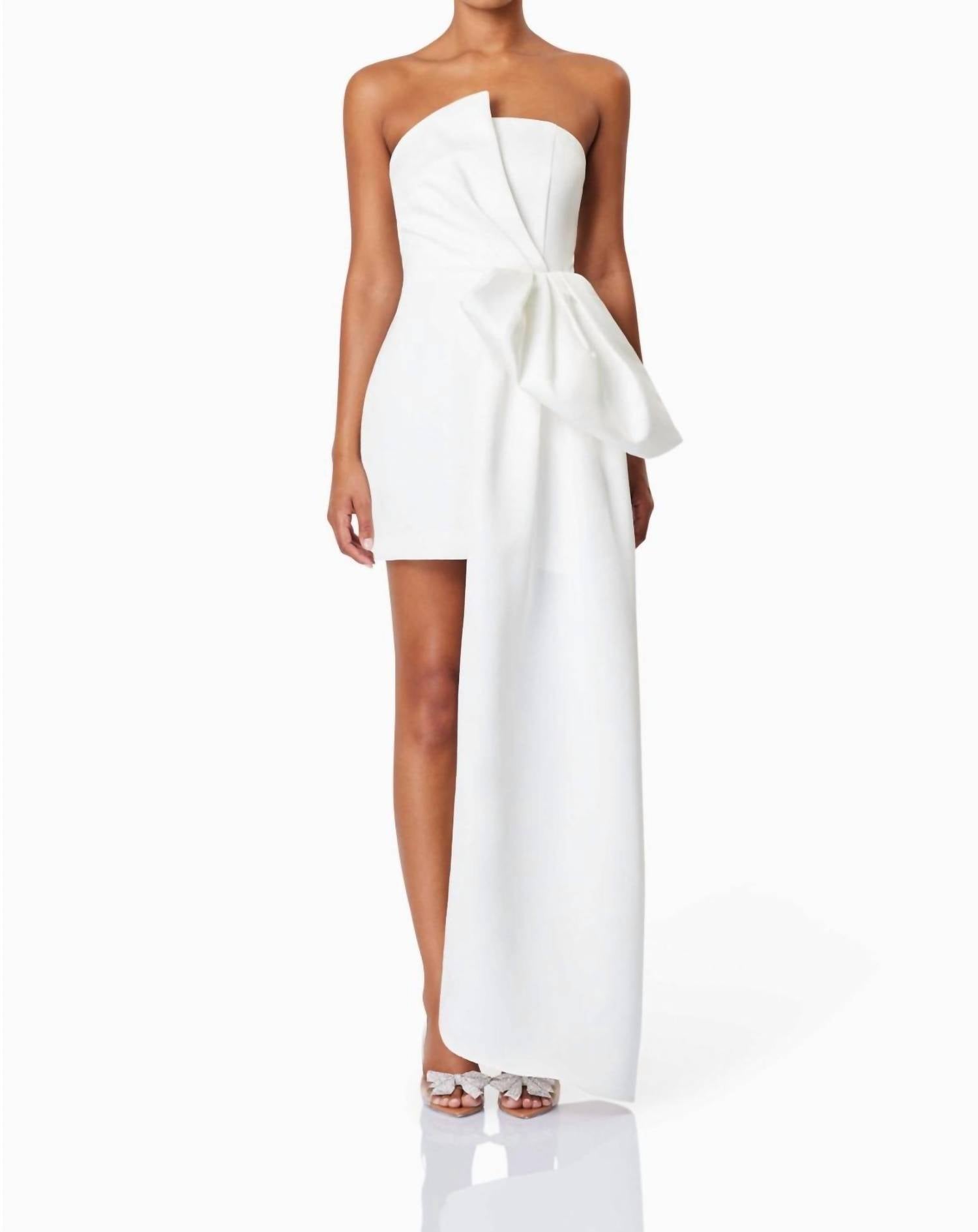 Elliatt - Alice Bow Strapless Mini Dress - clothing - collection:Graddresses(Auto) - dresses