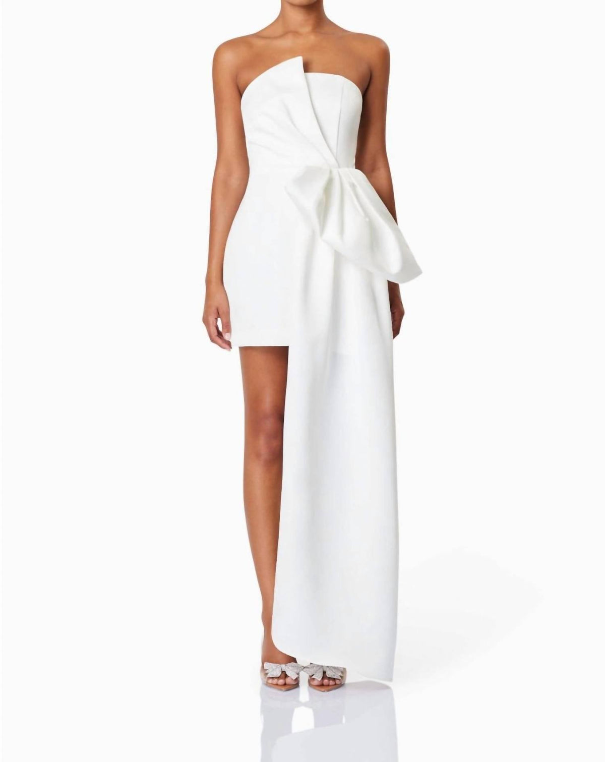 Elliatt - Alice Bow Strapless Mini Dress