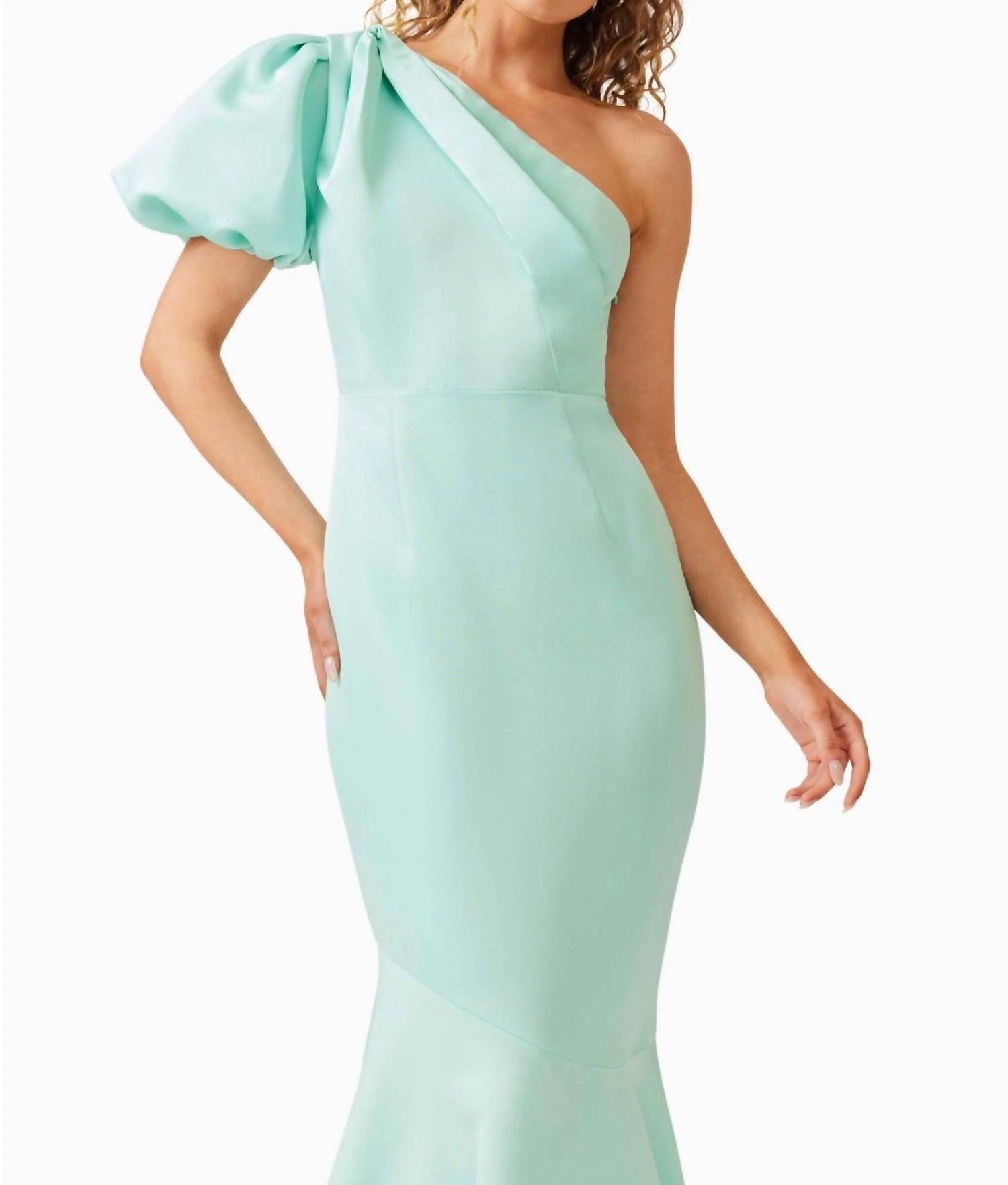 Elliatt - Blake One Shoulder Dress - clothing - dresses - green