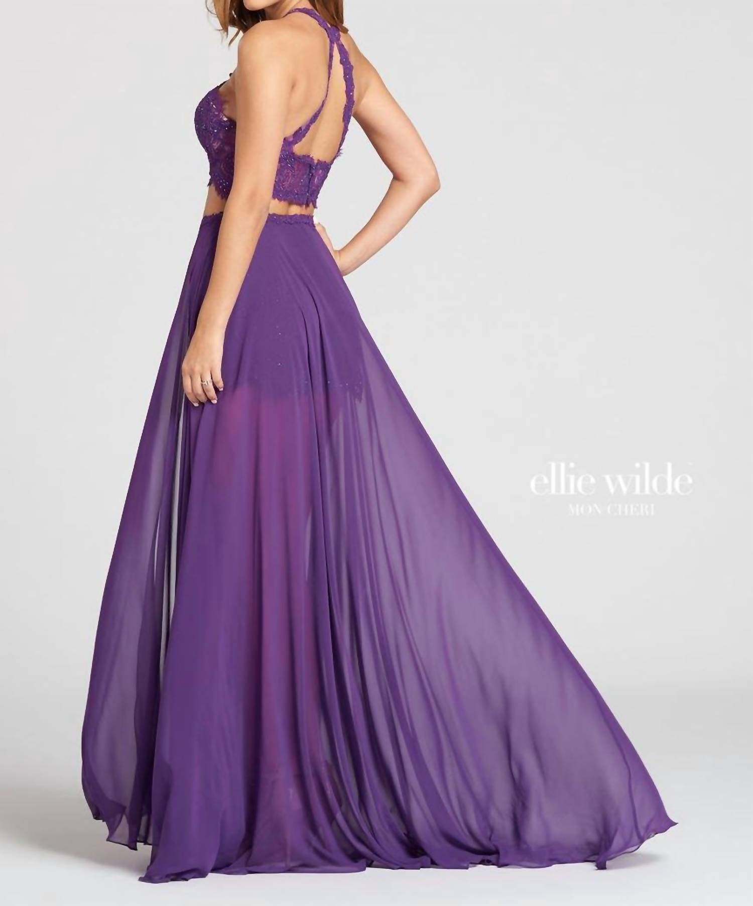 Ellie Wilde - Three - piece Prom Dress - clothing - dresses - patterned