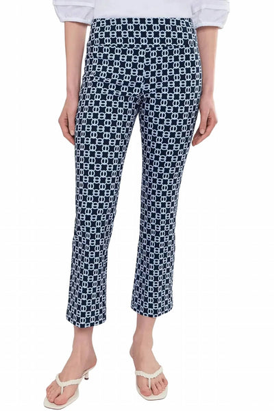 Elliott Lauren - Chain Link Pull On Bootcut Pant