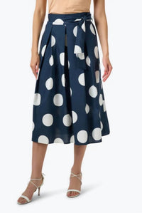 Elliott Lauren - Dot Com Pleated Skirt