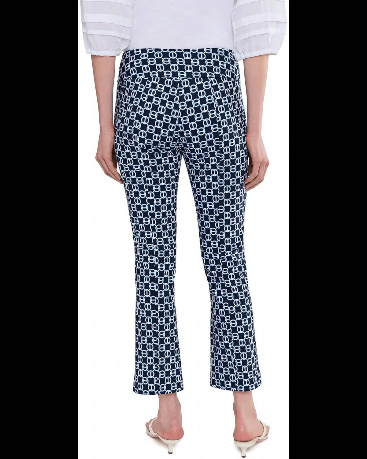 Elliott Lauren - Elastic Waist Pull On Boot Cut Pants
