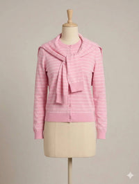 Elliott Lauren - Fake Out Button Front Sweater