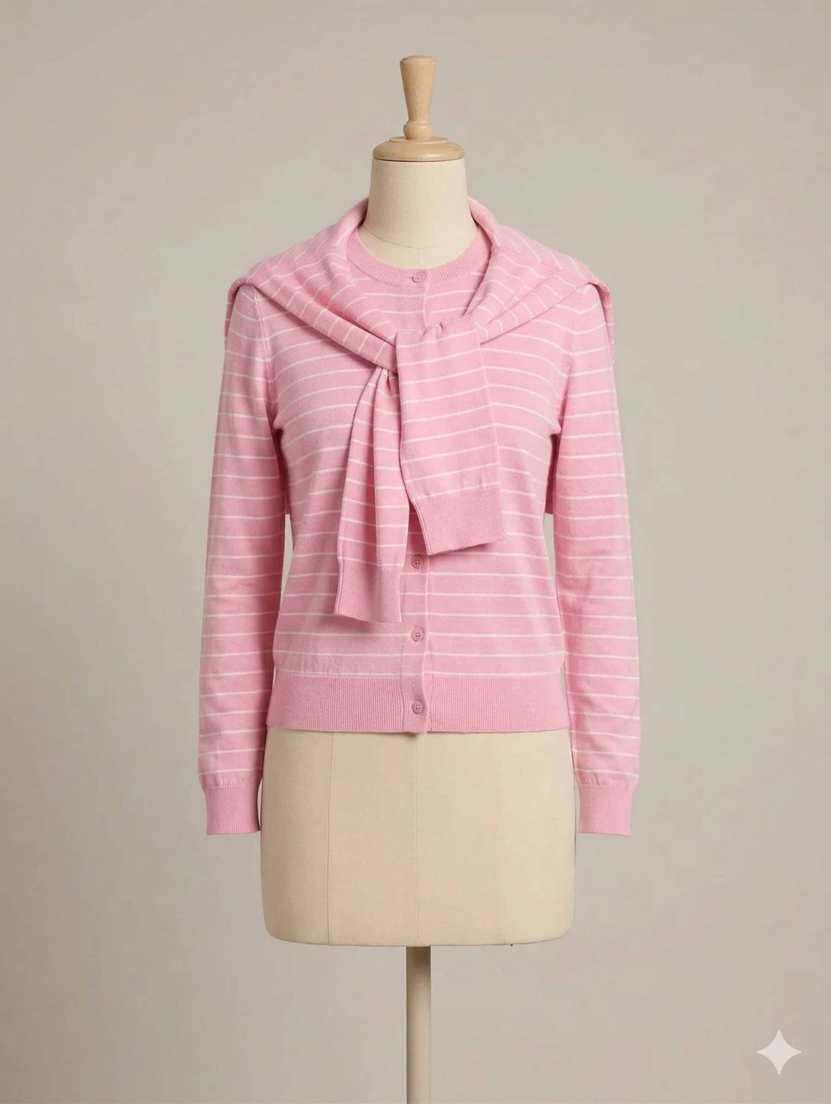 Elliott Lauren - Fake Out Button Front Sweater