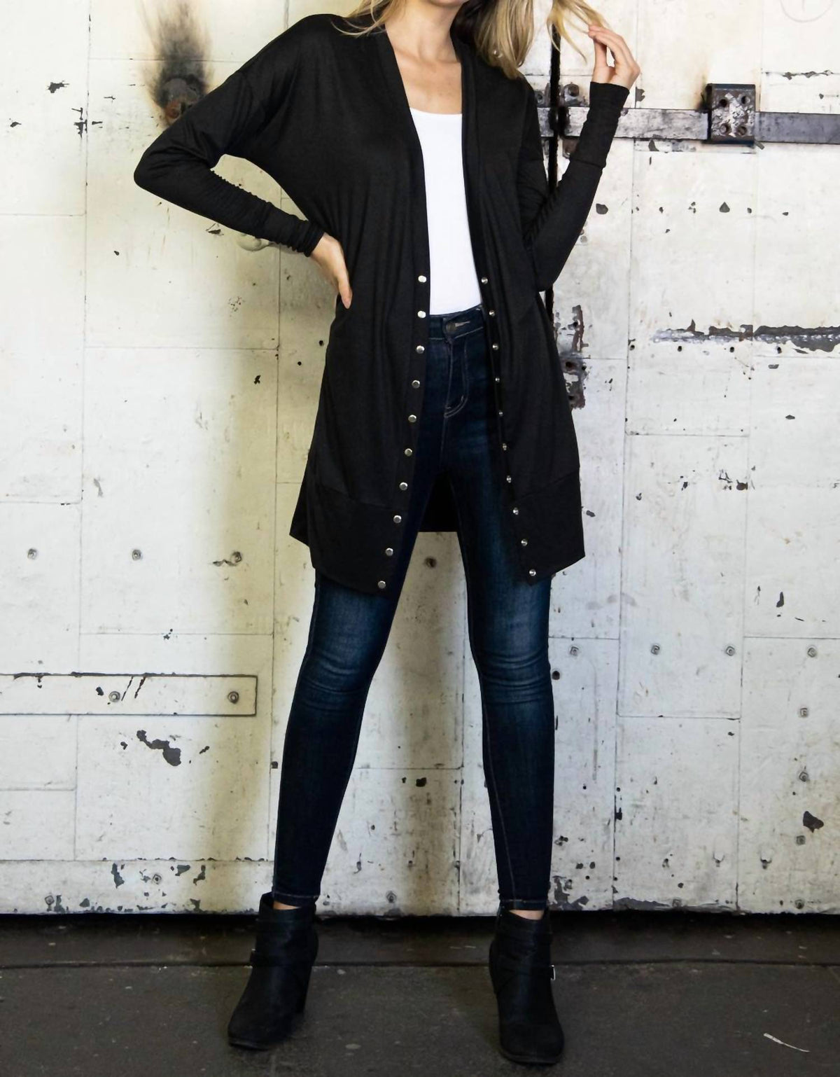 Ellis - Snap Cardigan