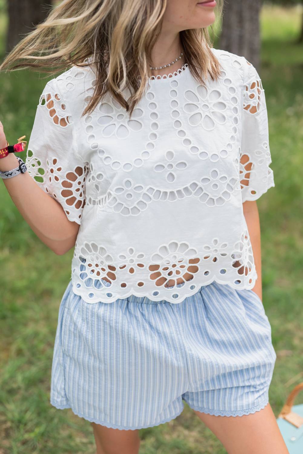 Ellison - Penelope Embroidered Top