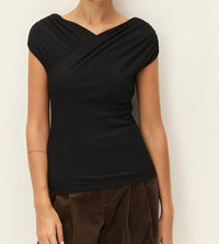 Elodie - Rue Draped Wrap Top
