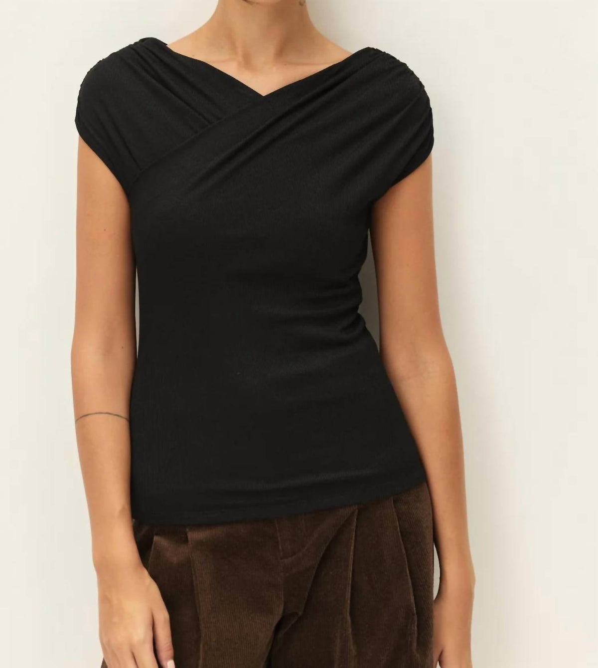 Elodie - Rue Draped Wrap Top