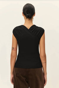 Elodie - Rue Draped Wrap Top