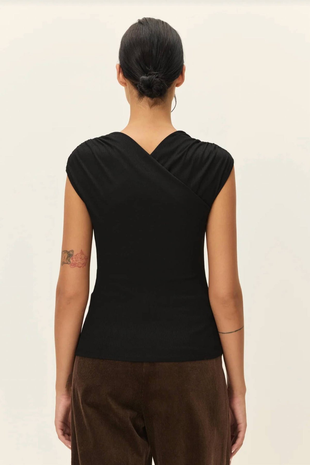 Elodie - Rue Draped Wrap Top