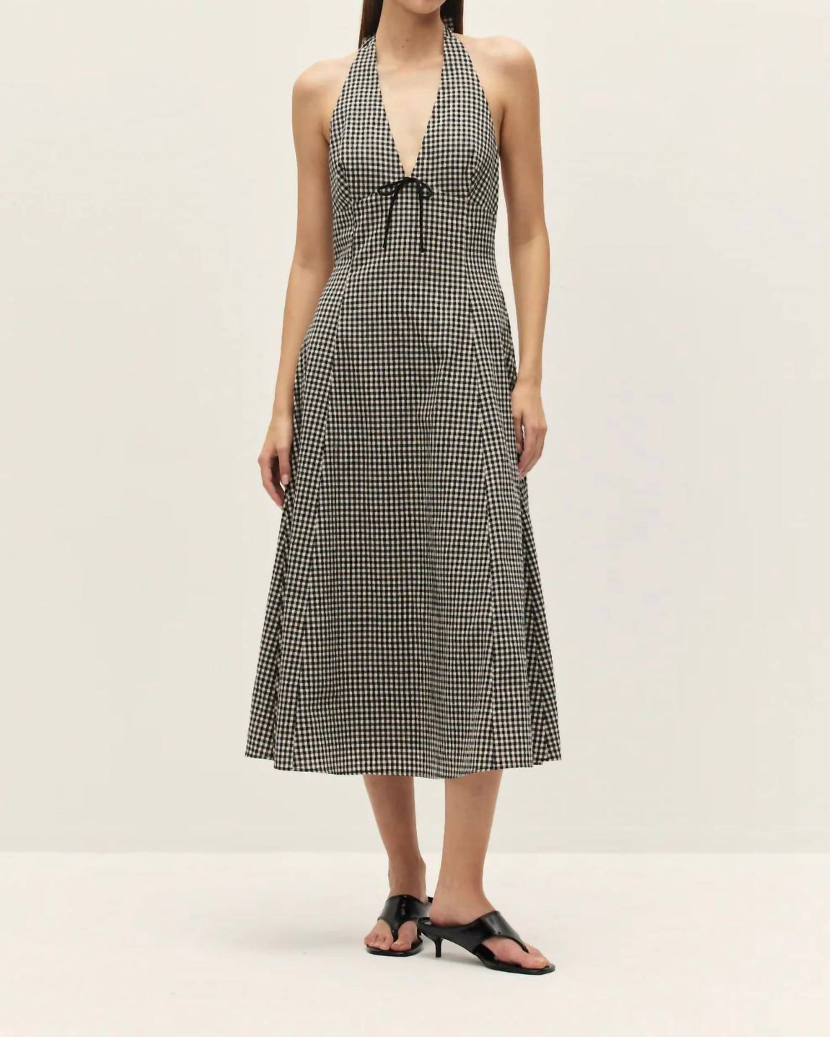 Elodie - Serena Halter Midi Dress