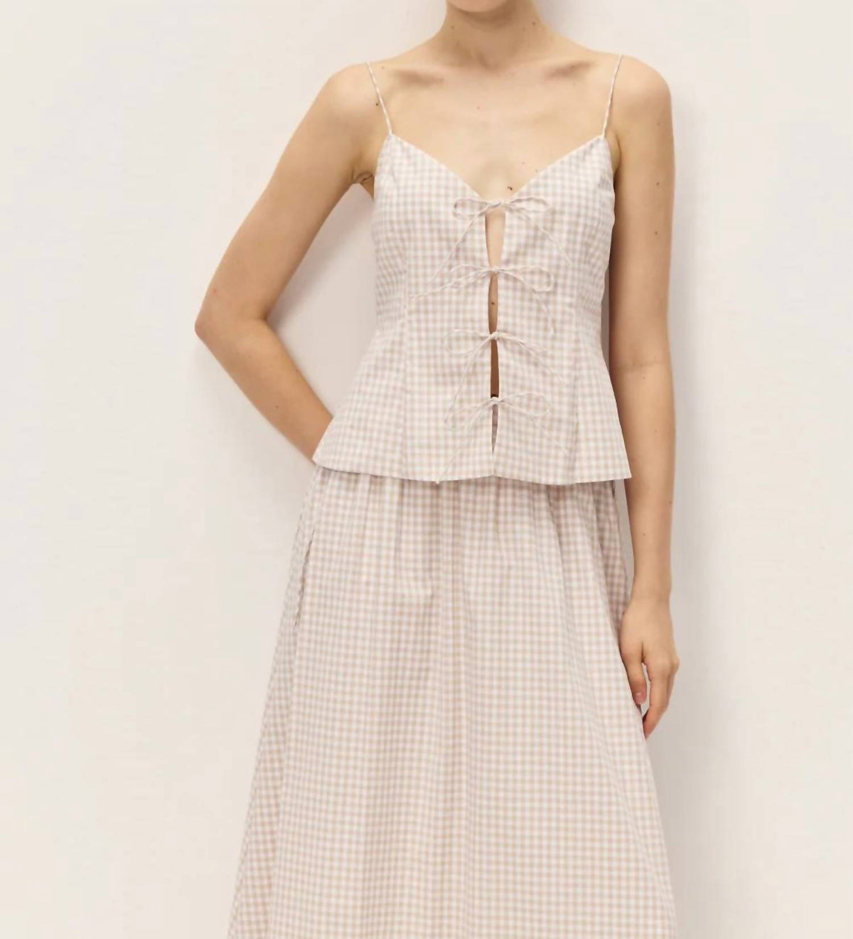 Elodie - Vionnet Gingham Top
