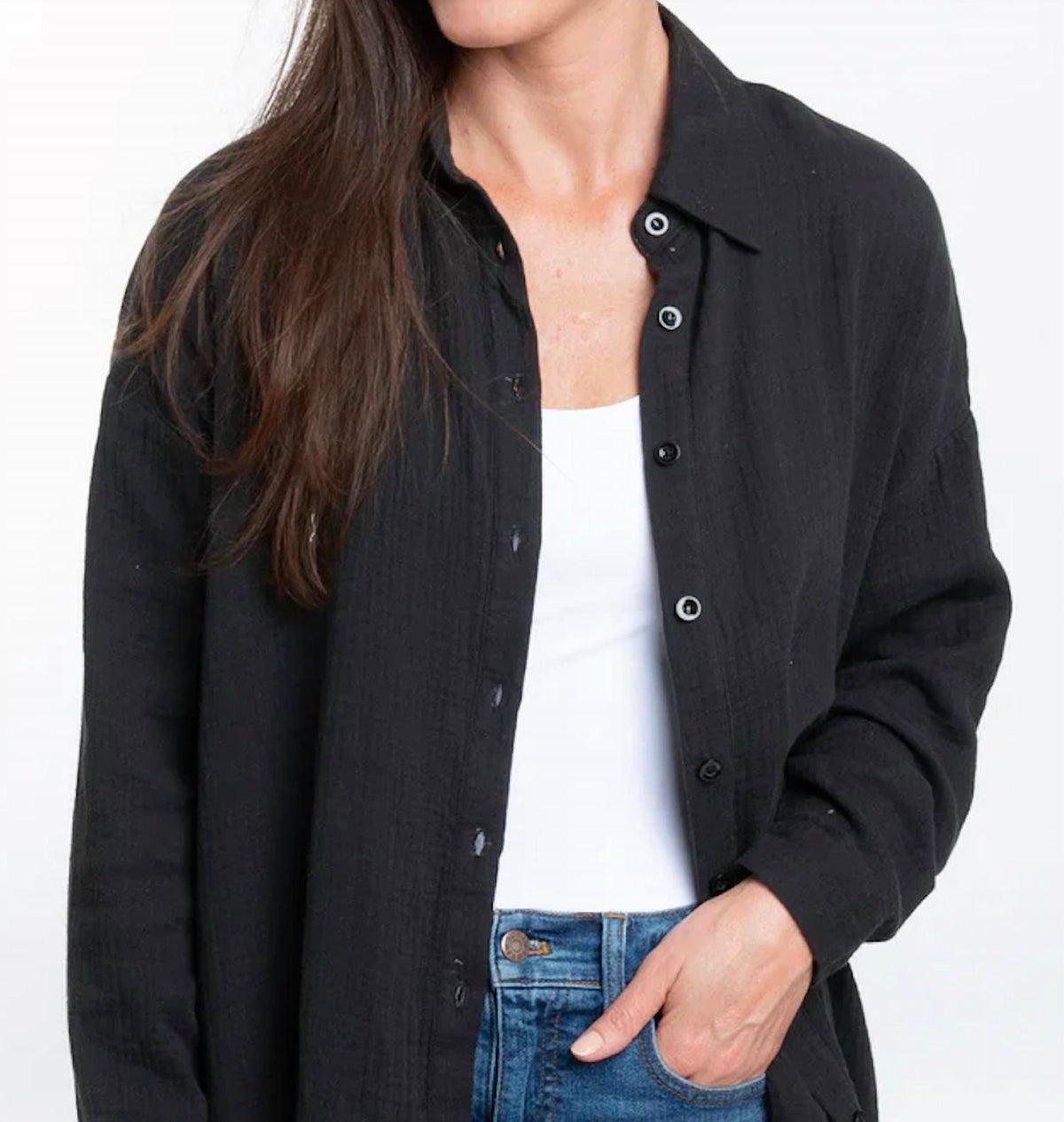 Elsie & Zoey - Aaliyah Gauze Button Up