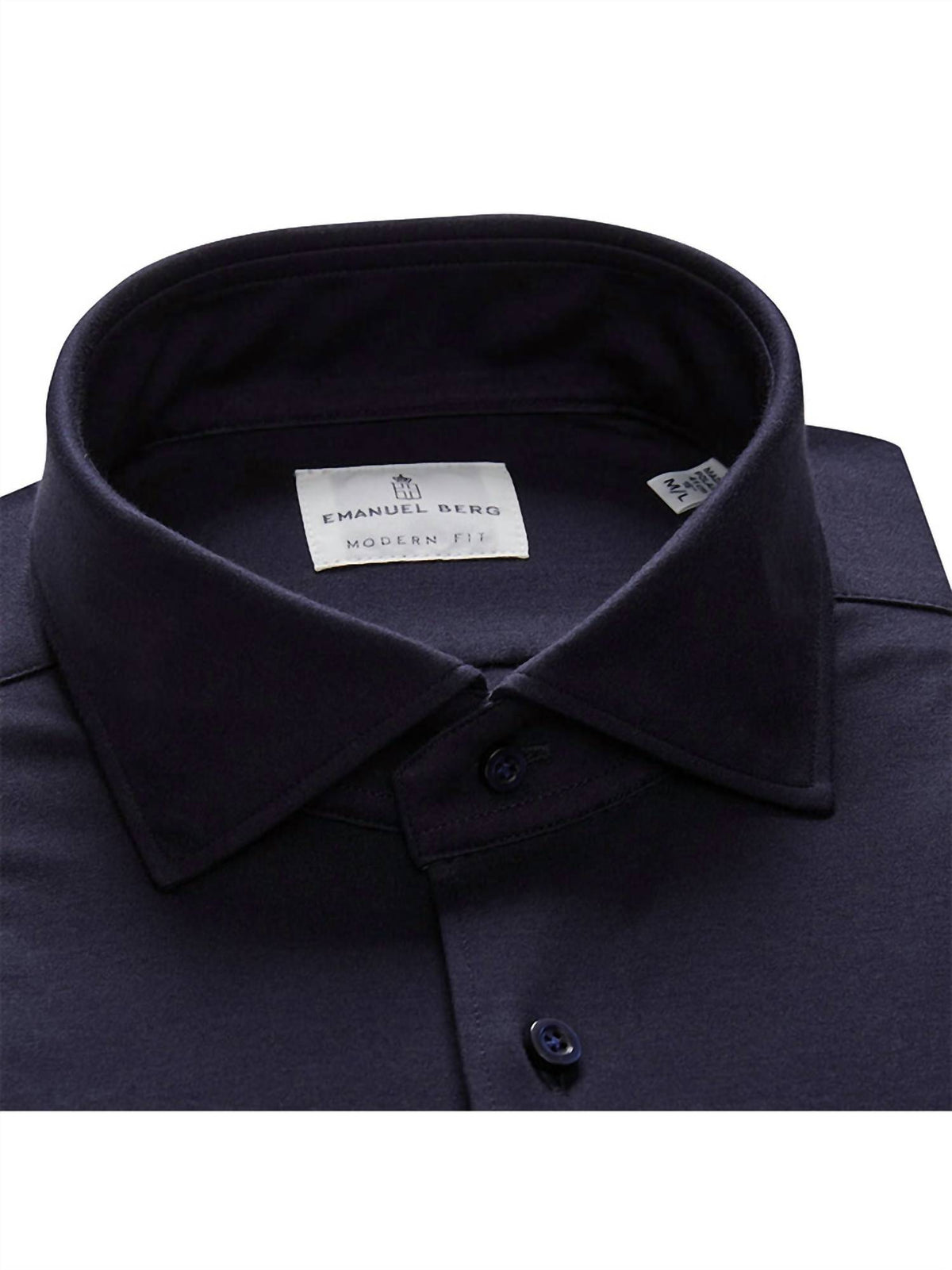 Emanuel Berg - Men's Modern 4flex Stretch Knit Shirt