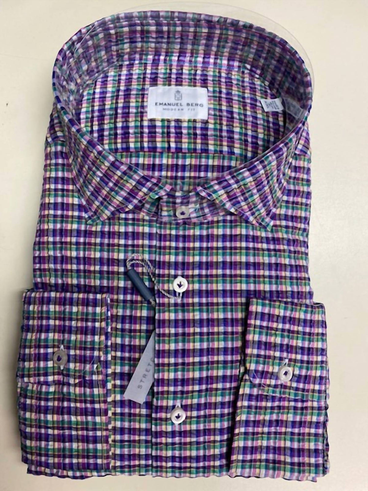 Emanuel Berg - Summer Textured Crinkle Shirt