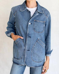 Emerson Fry - Cabin Jacket - blue - clothing - cotton
