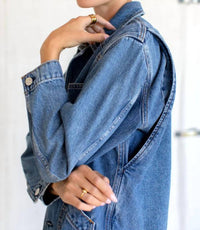Emerson Fry - Cabin Jacket - blue - clothing - cotton