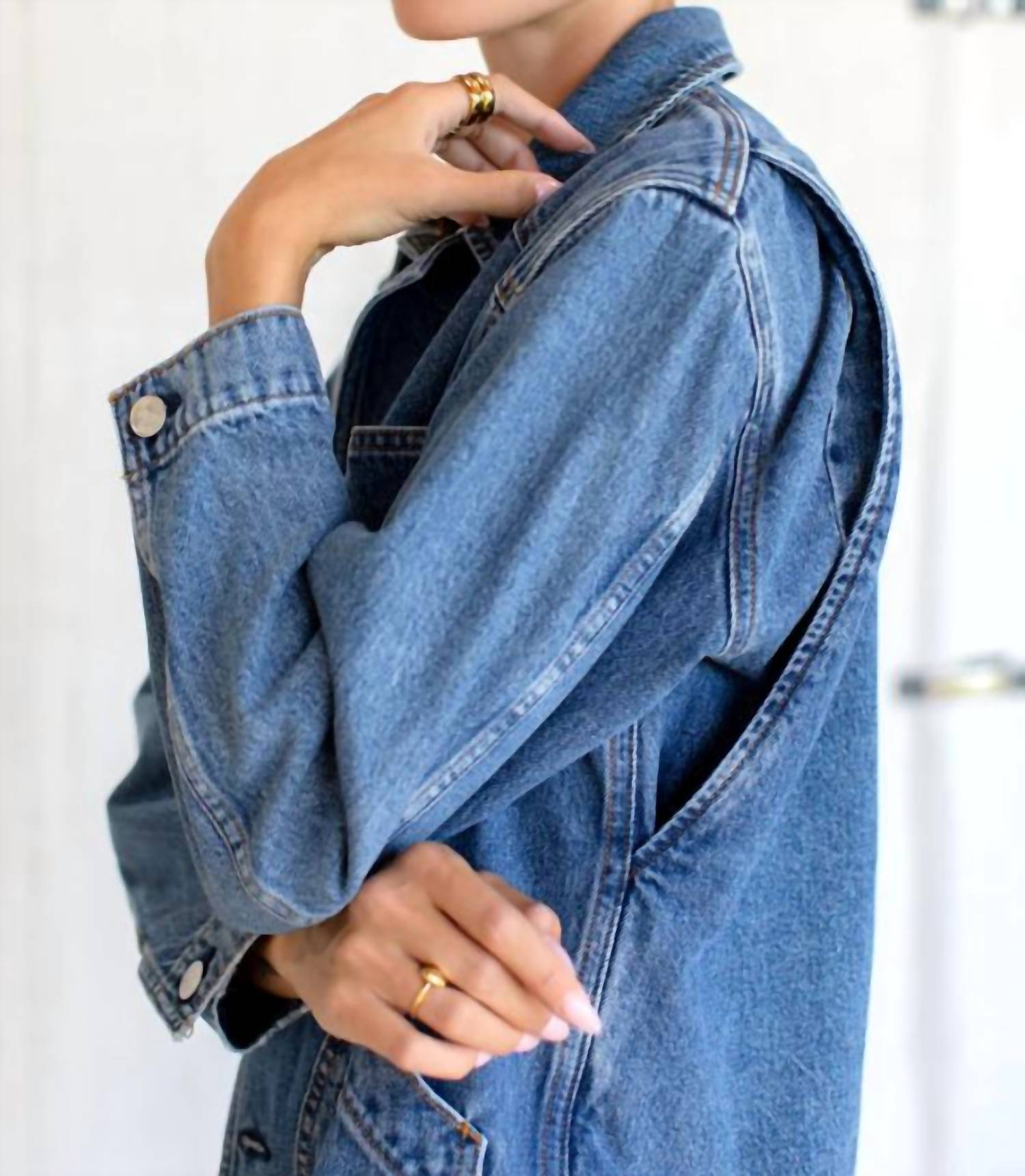 Emerson Fry - Cabin Jacket - blue - clothing - cotton