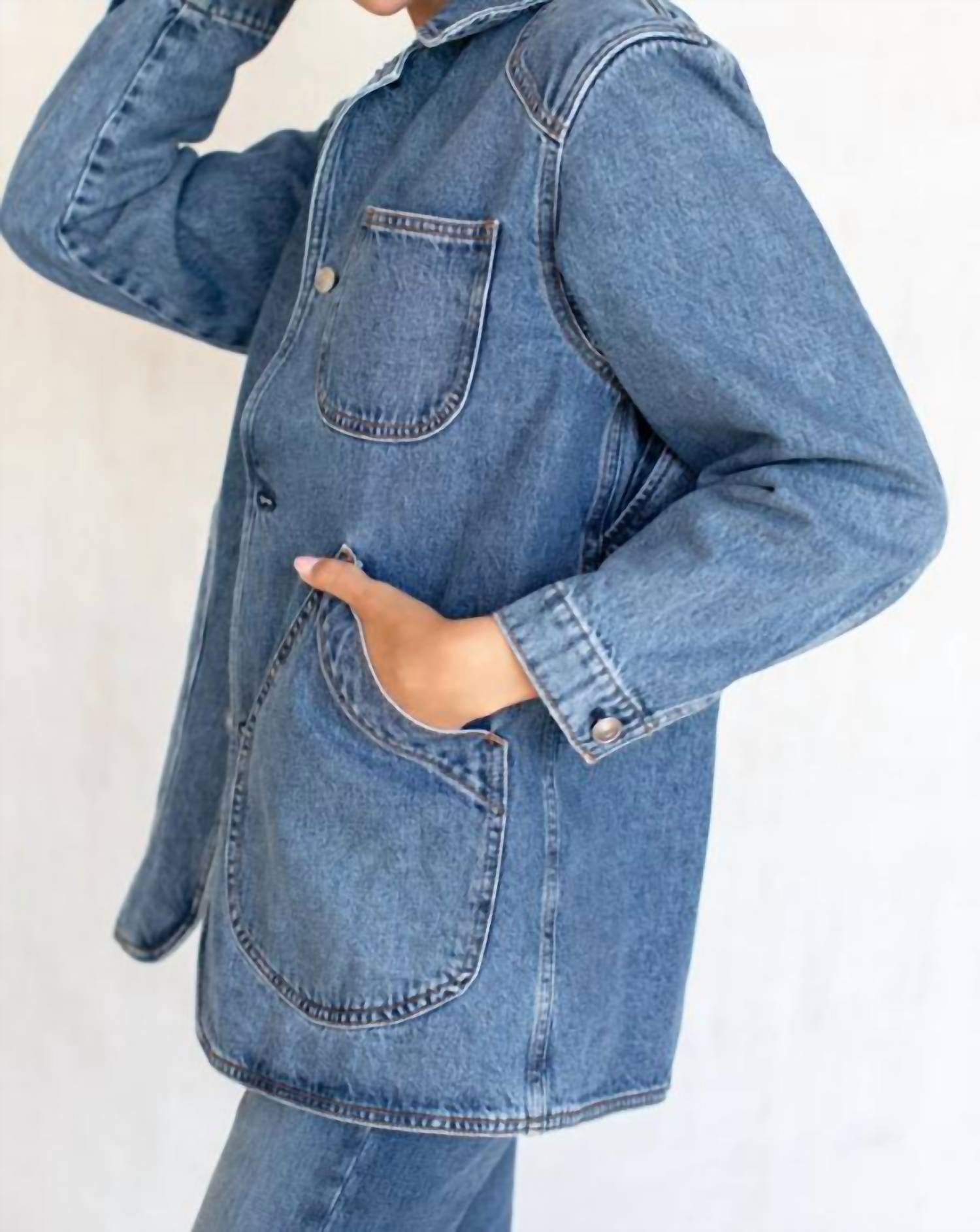 Emerson Fry - Cabin Jacket - blue - clothing - cotton