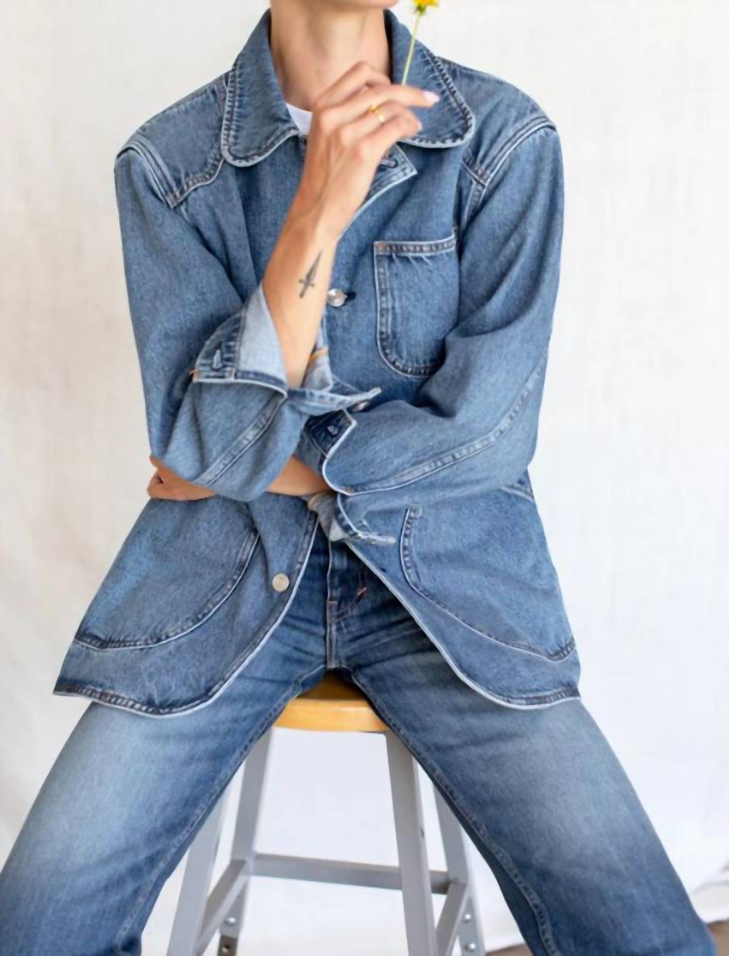 Emerson Fry - Cabin Jacket - blue - clothing - cotton