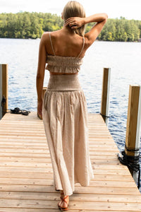 Emerson Fry - Smocked Maxi Skirt