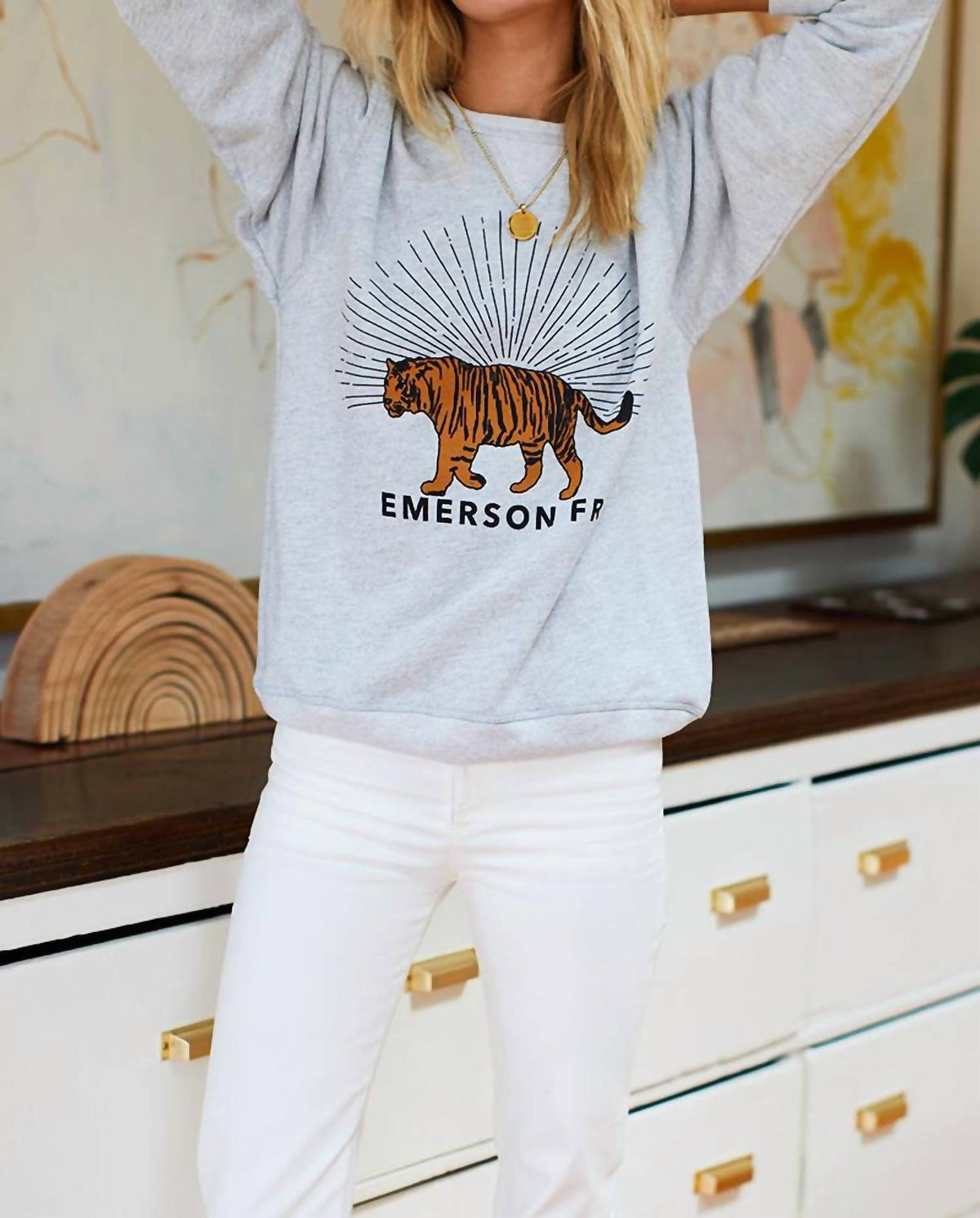 Emerson Fry - Tiger Crew Sweatshirt