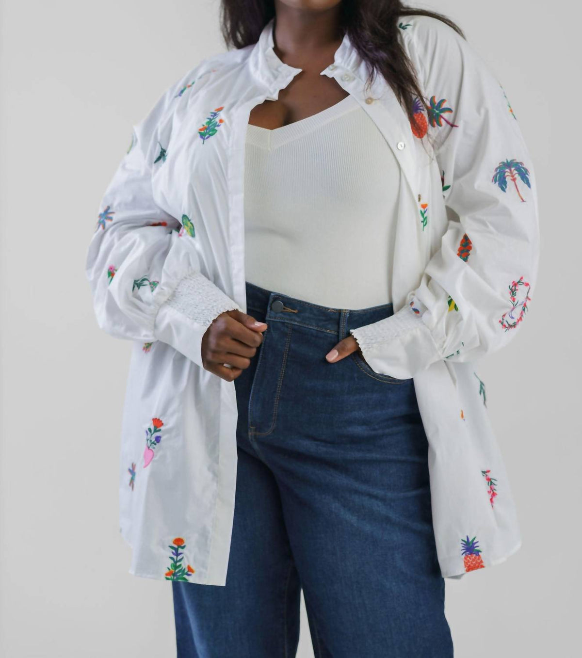 Emily Lovelock - Mona Button Up Shirt - Plus