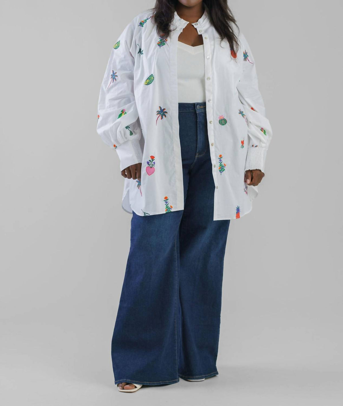 Emily Lovelock - Mona Button Up Shirt - Plus